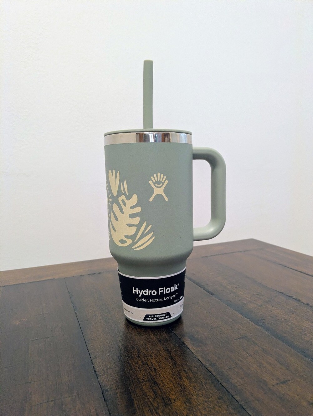 NWT Hydro Flask 32 oz all around travel tumbler- agave (Botanical Bliss)